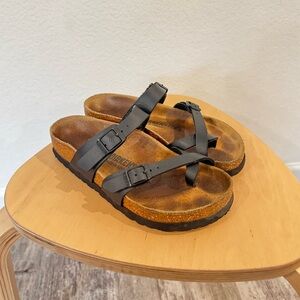 Birkenstock Mayari Birko-Flor Sandal in Black